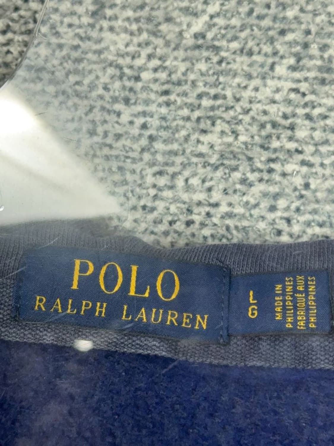 폴로 랄프로렌 네이비 로고 후드 집업 L 상품이미지8