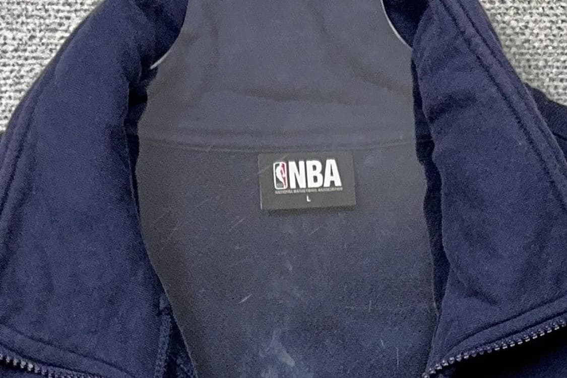 NBA LA레이커스 로고 코튼 집업 저지 L 상품이미지5