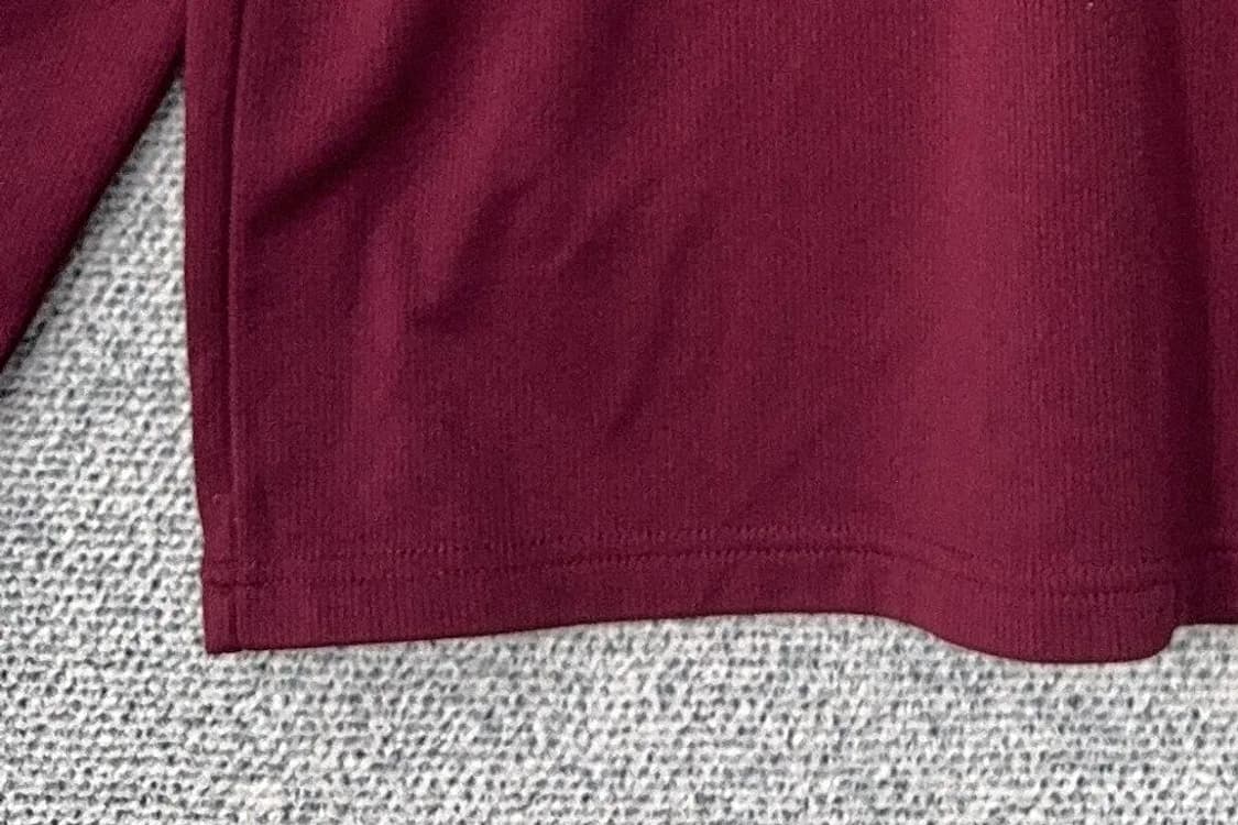 아디다스 버건디 로고 기능성 폴라 긴팔티 110 상품이미지6