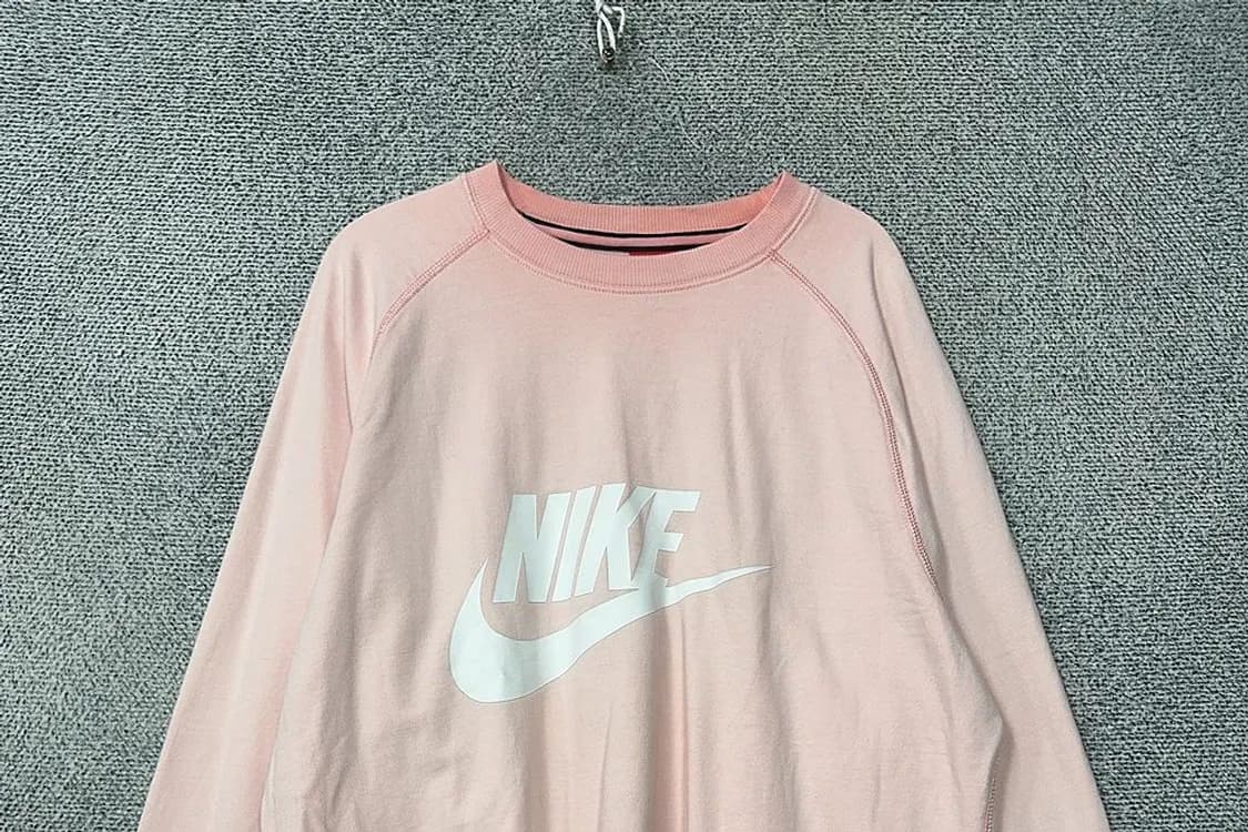 나이키 프린팅 라이트 핑크 맨투맨 XL 상품이미지3