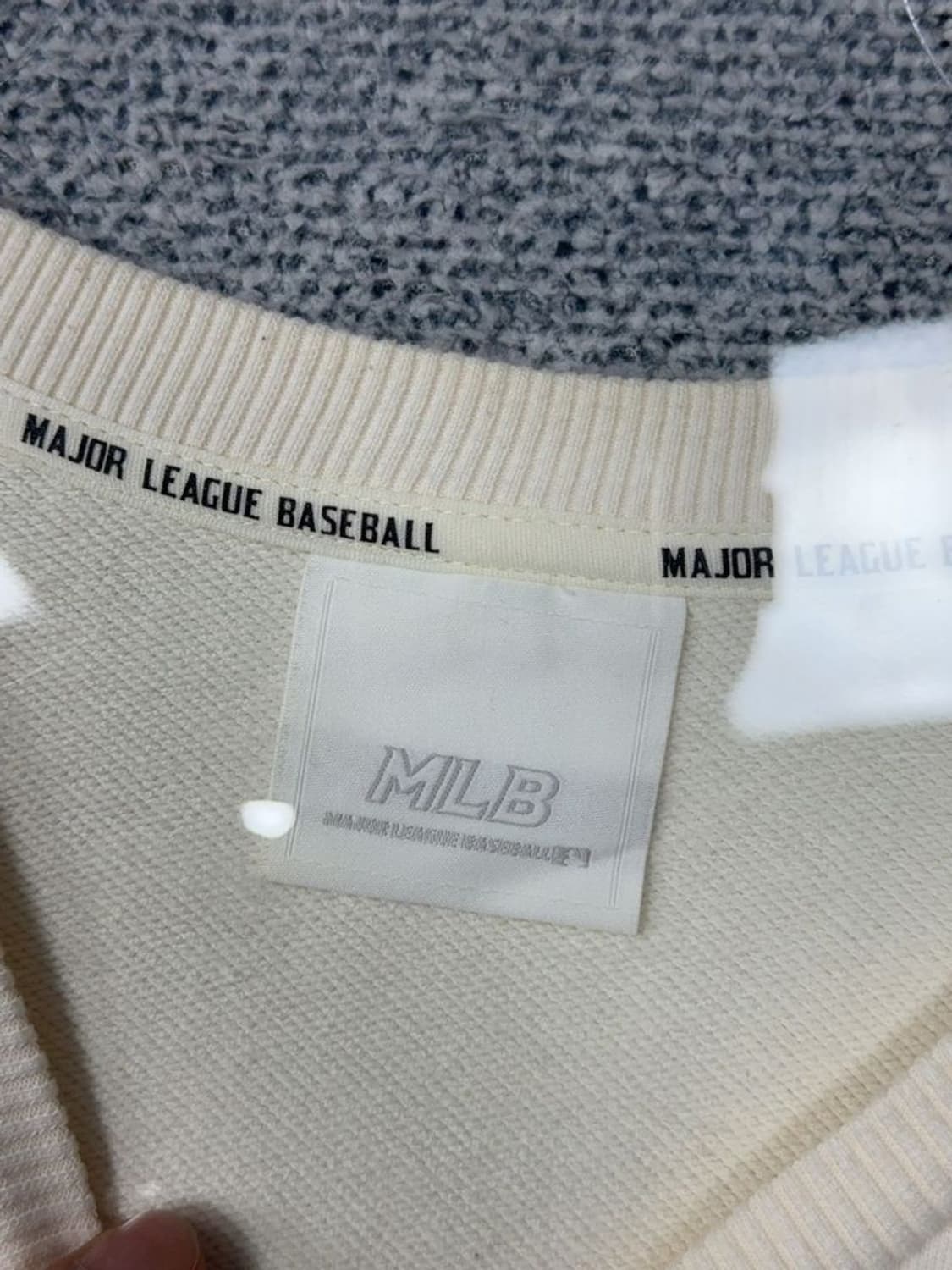 MLB LA다저스 로고 크림 맨투맨 90 상품이미지7