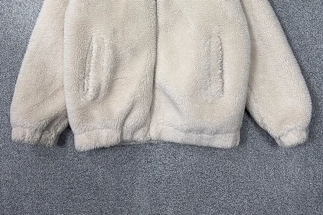 버쉬카 오버핏 양털 뽀글이 후리스 집업 자켓 S 상품이미지4