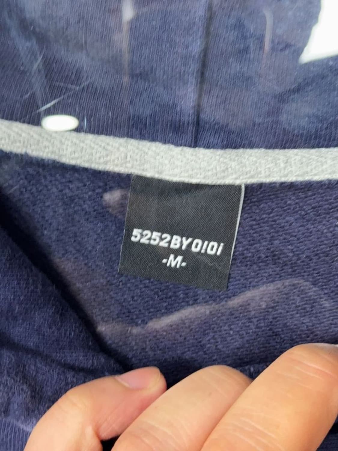 5252 OIOI 로고 오버핏 후드티 M 상품이미지7