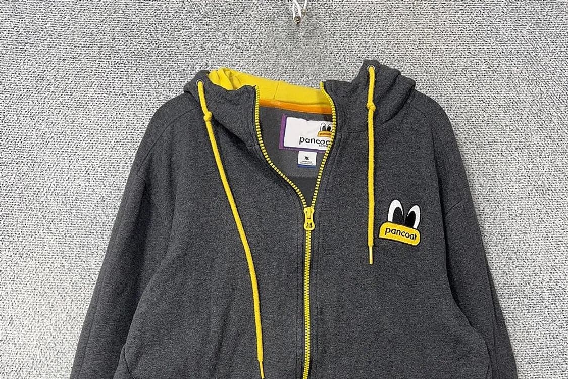 팬콧 캐주얼 그레이 후드 집업 XL 상품이미지3