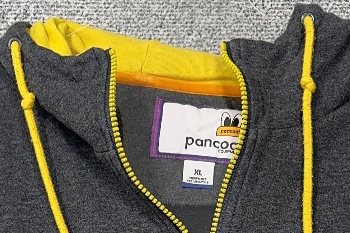 팬콧 캐주얼 그레이 후드 집업 XL 상품이미지5