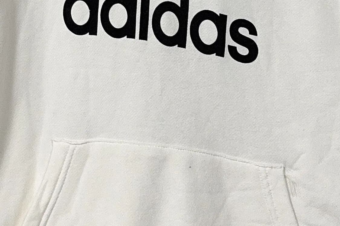 아디다스 빅로고 프린팅 크림 후드티 3XL 상품이미지7
