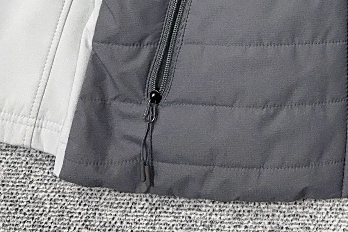 뉴발란스 프린팅 로고 그레이 패딩 후드 집업 S 상품이미지6