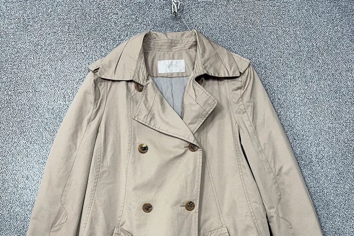 시스템 베이지 클래식 트렌치 코트 82-94-160 상품이미지3