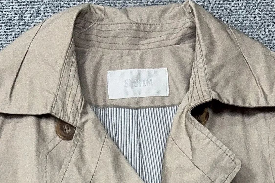 시스템 베이지 클래식 트렌치 코트 82-94-160 상품이미지5