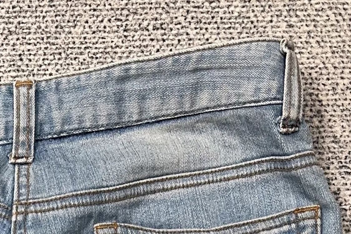 쁘렝땅 연청 나비 자수 캐주얼 청바지 70-100 상품이미지8