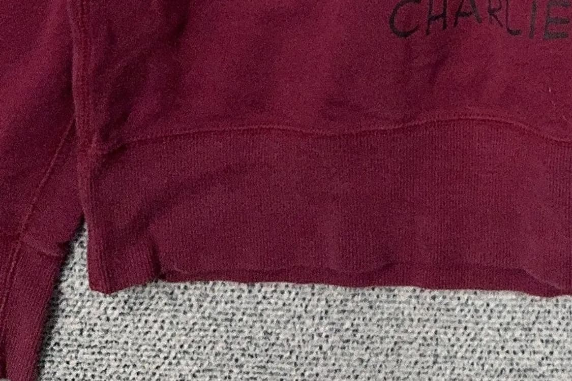 유니클로 프린팅 와인 맨투맨 XL 상품이미지7