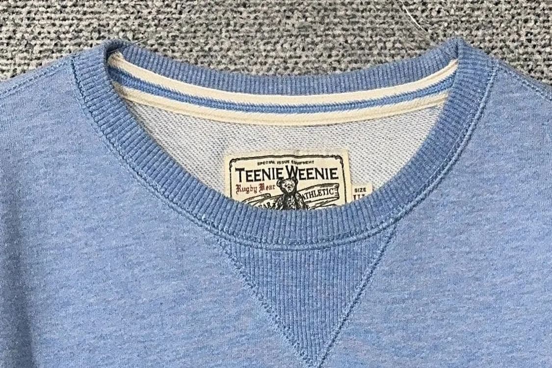 티니위니 라이트 블루 베어 로고 맨투맨 UL 상품이미지5