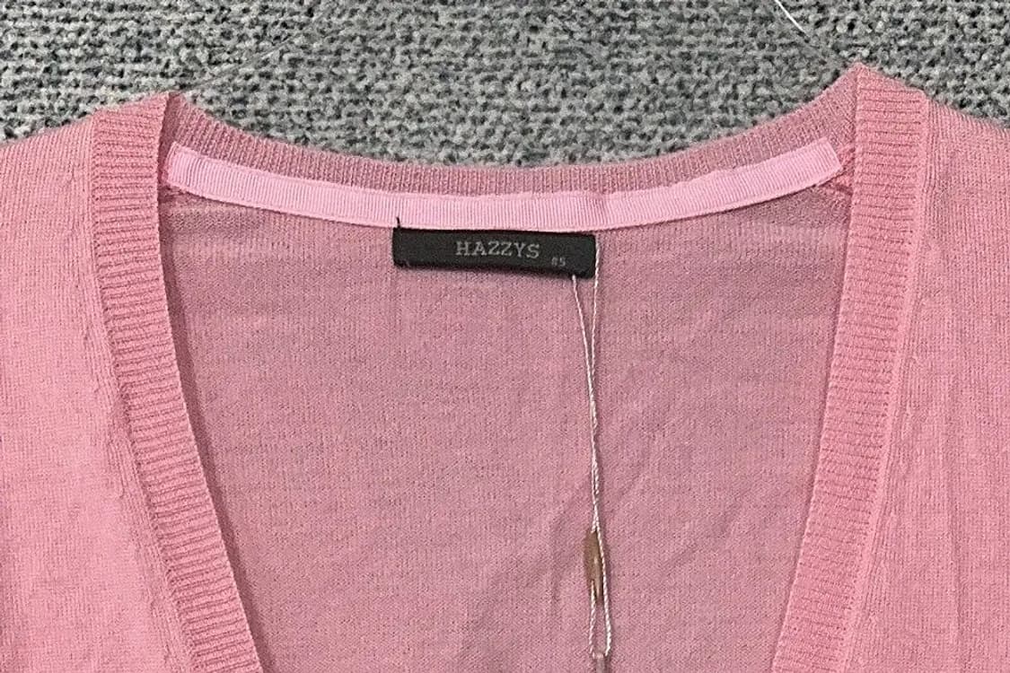 [새상품]해지스 여성 캐시미어 핑크 니트 85 상품이미지5