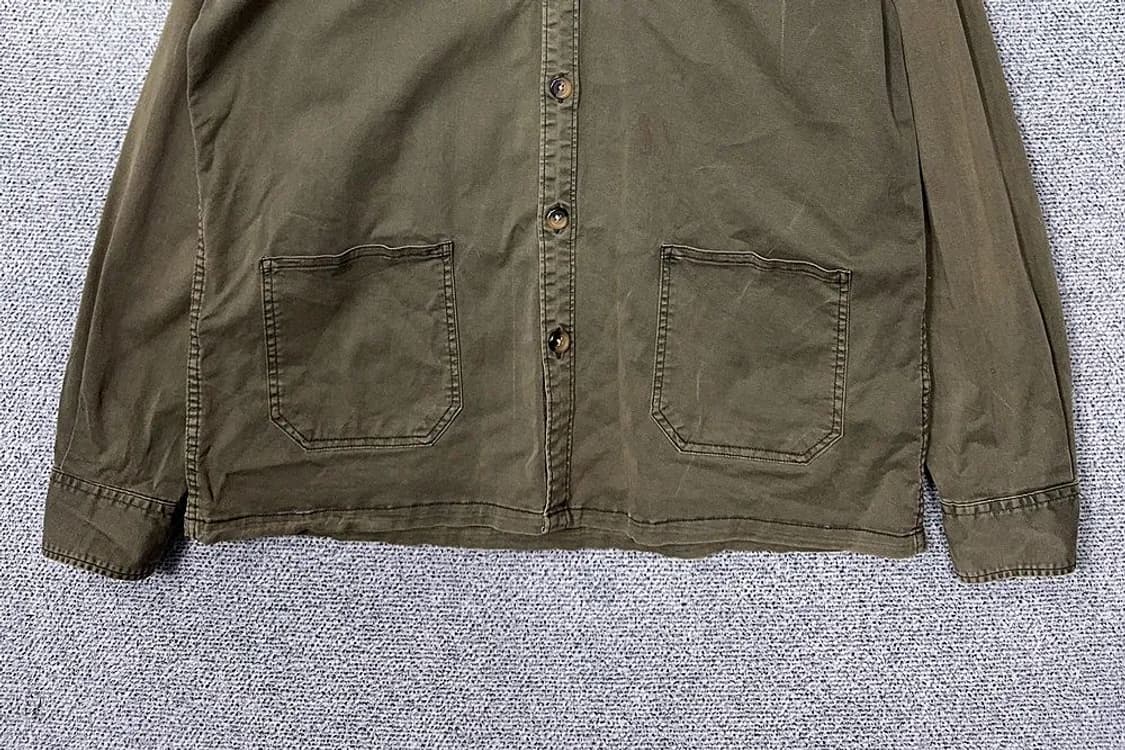 자라 카키 쿼드포켓 빈티지 필드 자켓 L 상품이미지4