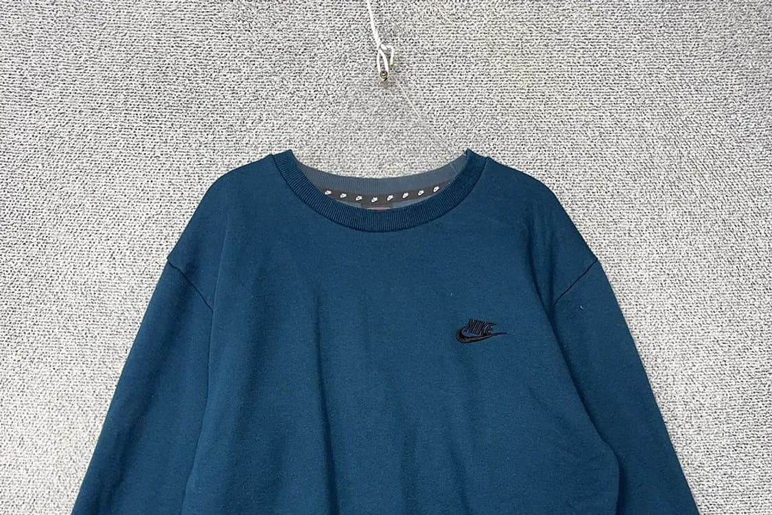 나이키 청록 로고 캐주얼 맨투맨 L 상품이미지3