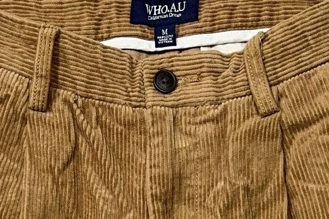 후아유 카멜 코듀로이 바지 M 상품이미지6