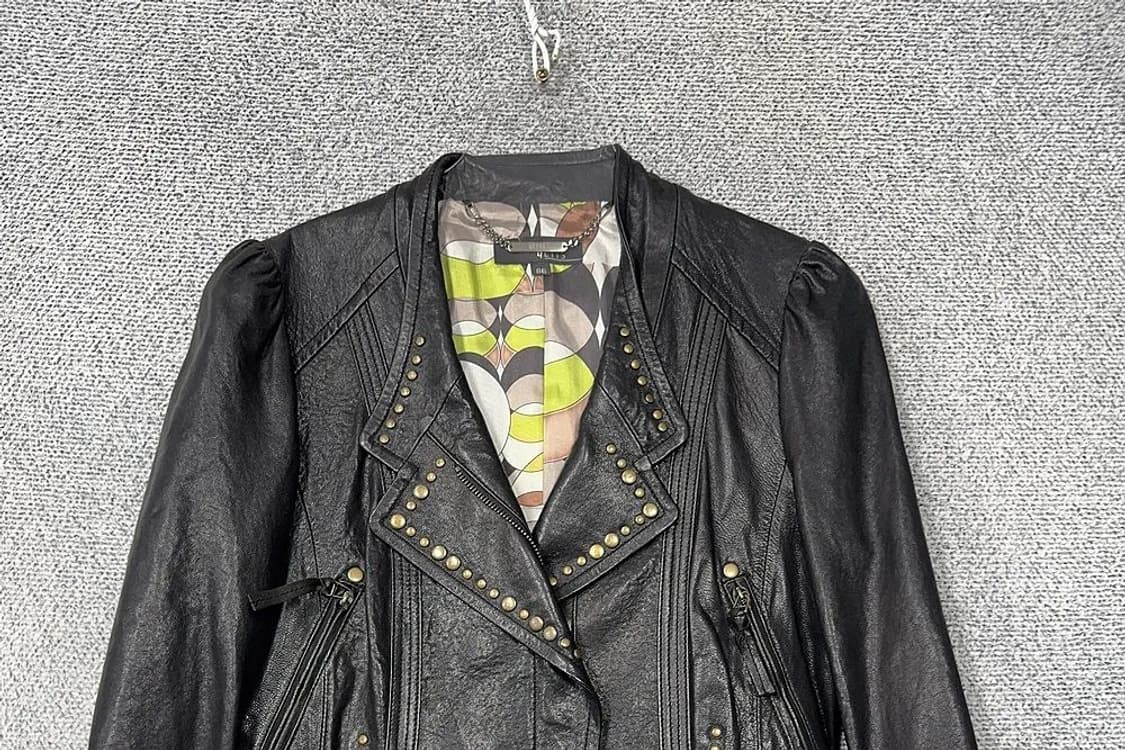 여성 빈티지 징 쉽스킨 양가죽 자켓 66 상품이미지3