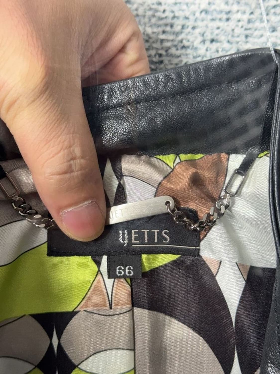 여성 빈티지 징 쉽스킨 양가죽 자켓 66 상품이미지7