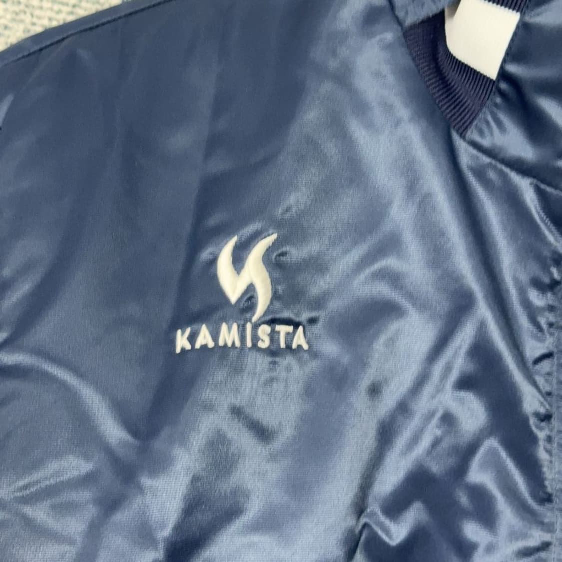 카미스타 로고 바시티 봄버 야구 점퍼 100 상품이미지4