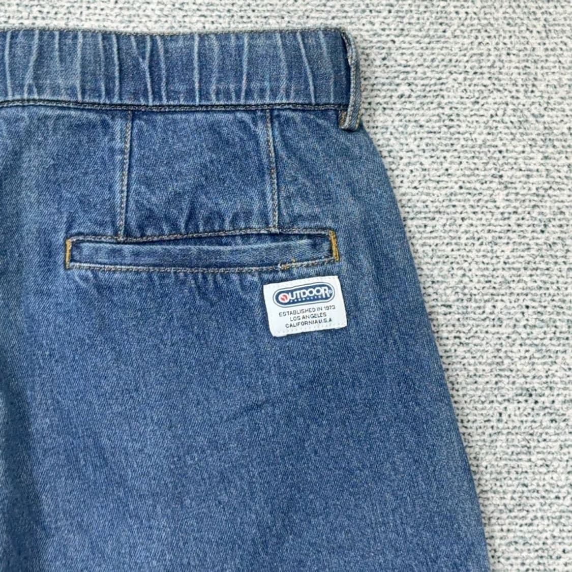 아웃도어 프로덕츠 빈티지 벨티드 데님팬츠 LARGE 상품이미지5