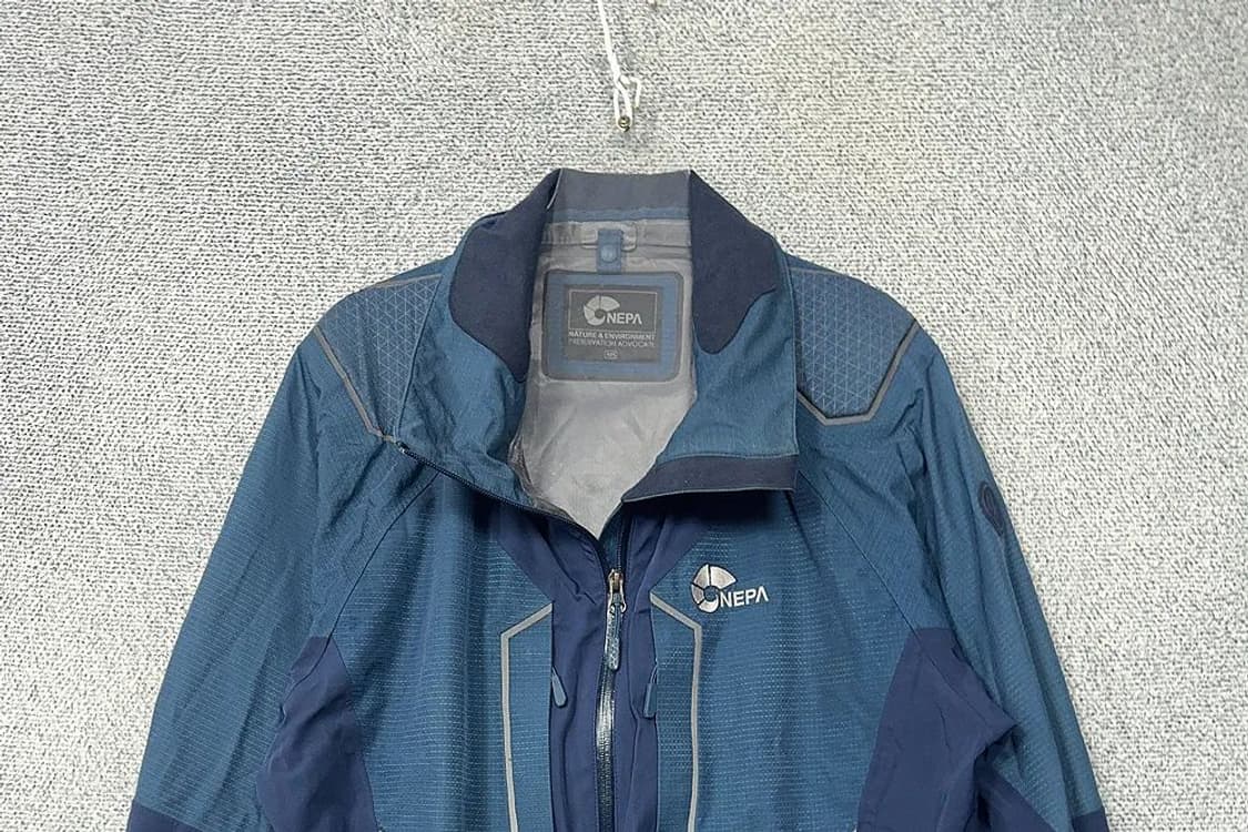 네파 네이비 로고 기능성 바람막이 105 상품이미지3
