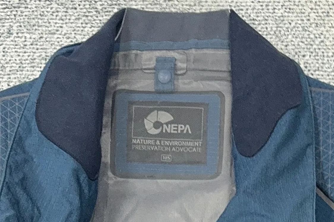 네파 네이비 로고 기능성 바람막이 105 상품이미지5