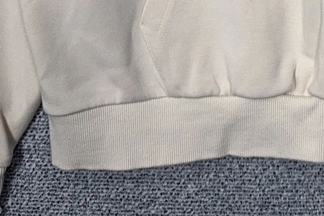 질스튜어트 크림 백프린팅 후드티 100(L) 상품이미지5