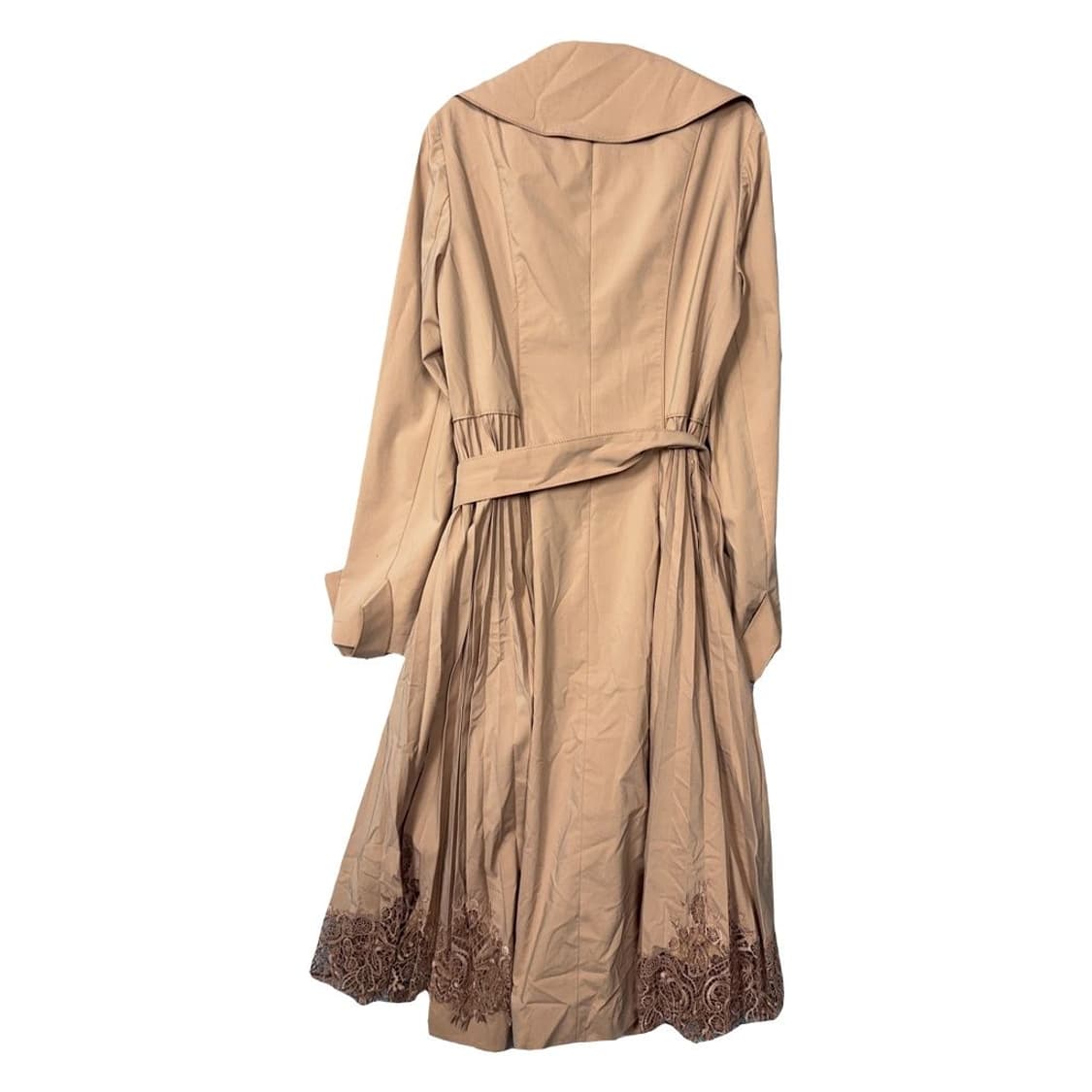 에고이스트 패턴 벨티드 클래식 베이지 트렌치 코트 55 상품이미지2