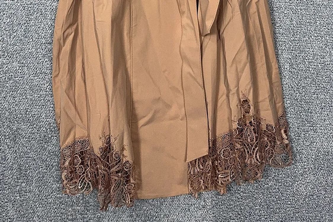 에고이스트 패턴 벨티드 클래식 베이지 트렌치 코트 55 상품이미지5