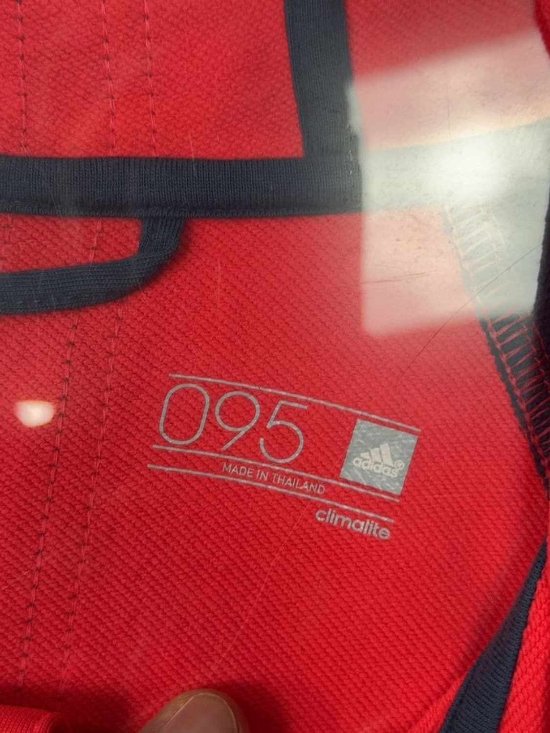 아디다스 레드 기능성 후드 집업 L 상품이미지8