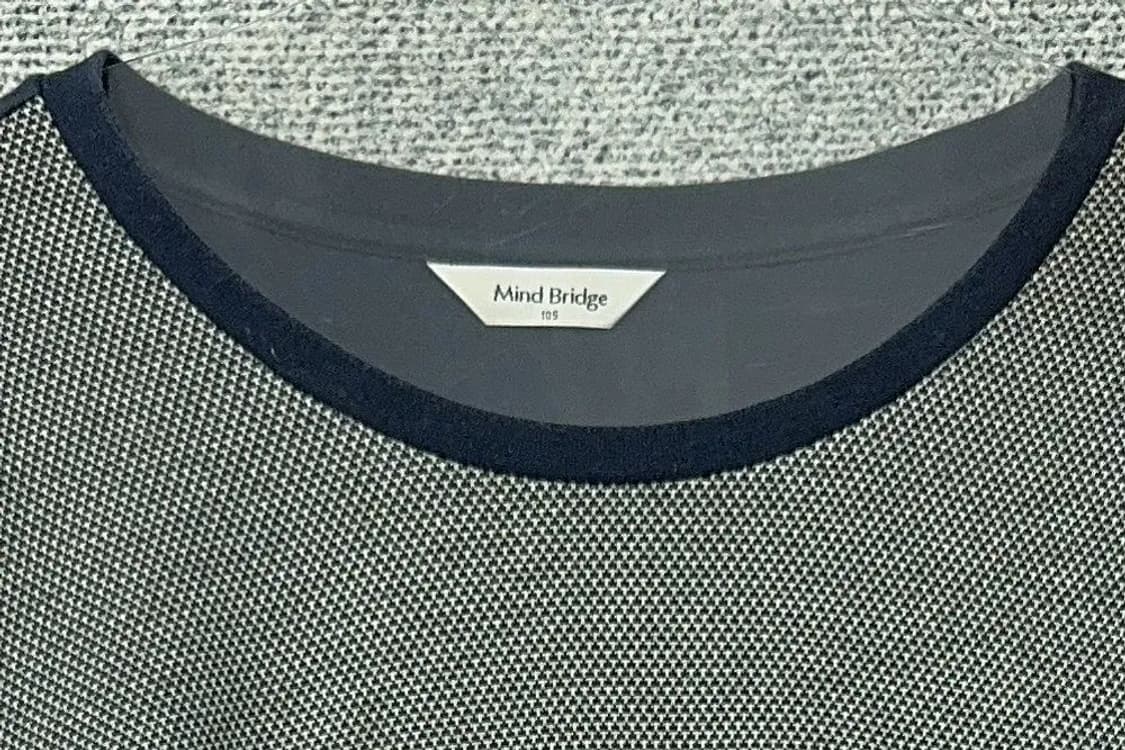 마인드브릿지 네이비 캐주얼 코튼 긴팔티 105 상품이미지5