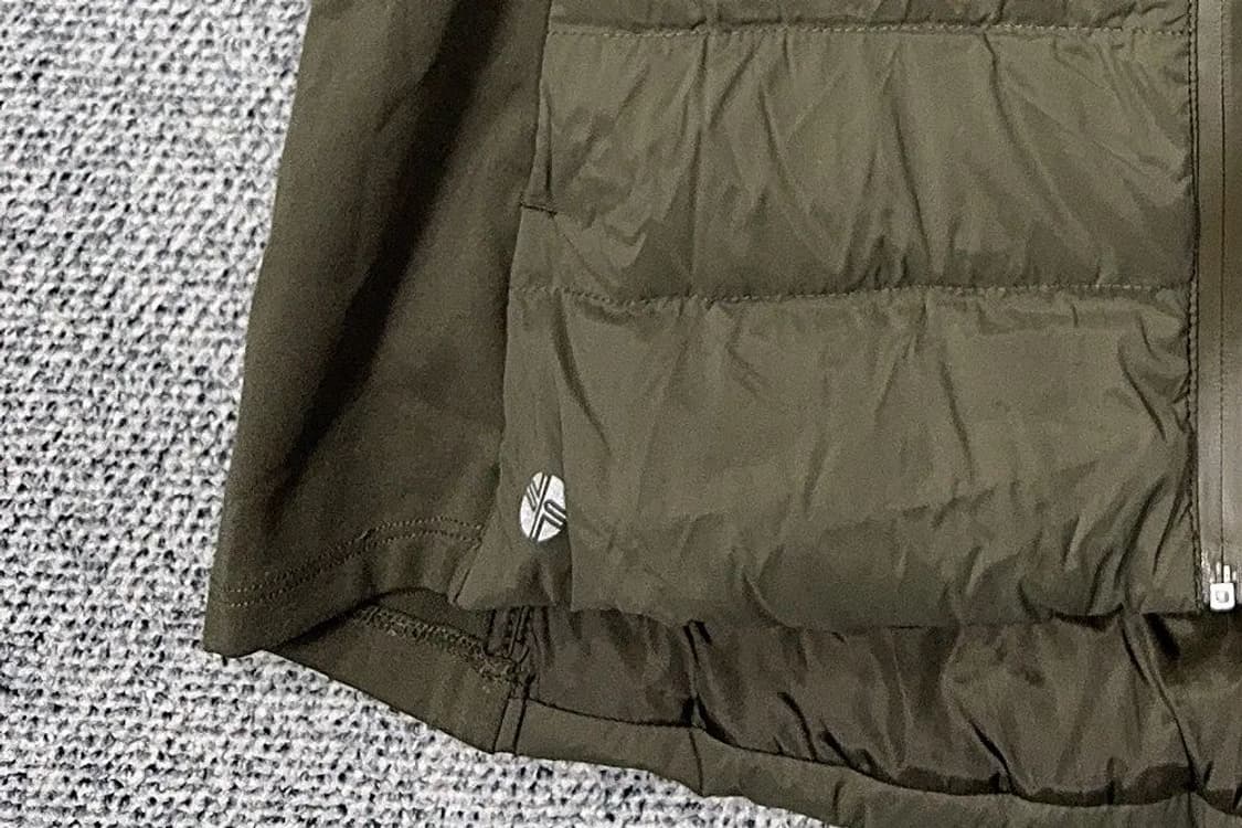 젝시믹스 카키 구스다운 거위털 경량 패딩 조끼 XL 상품이미지7