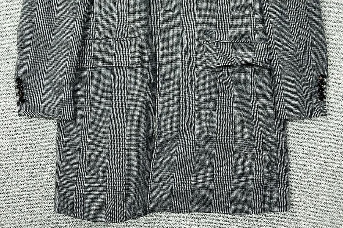 캠브릿지 멤버스 체크 그레이 클래식 울 코트 XL 상품이미지4