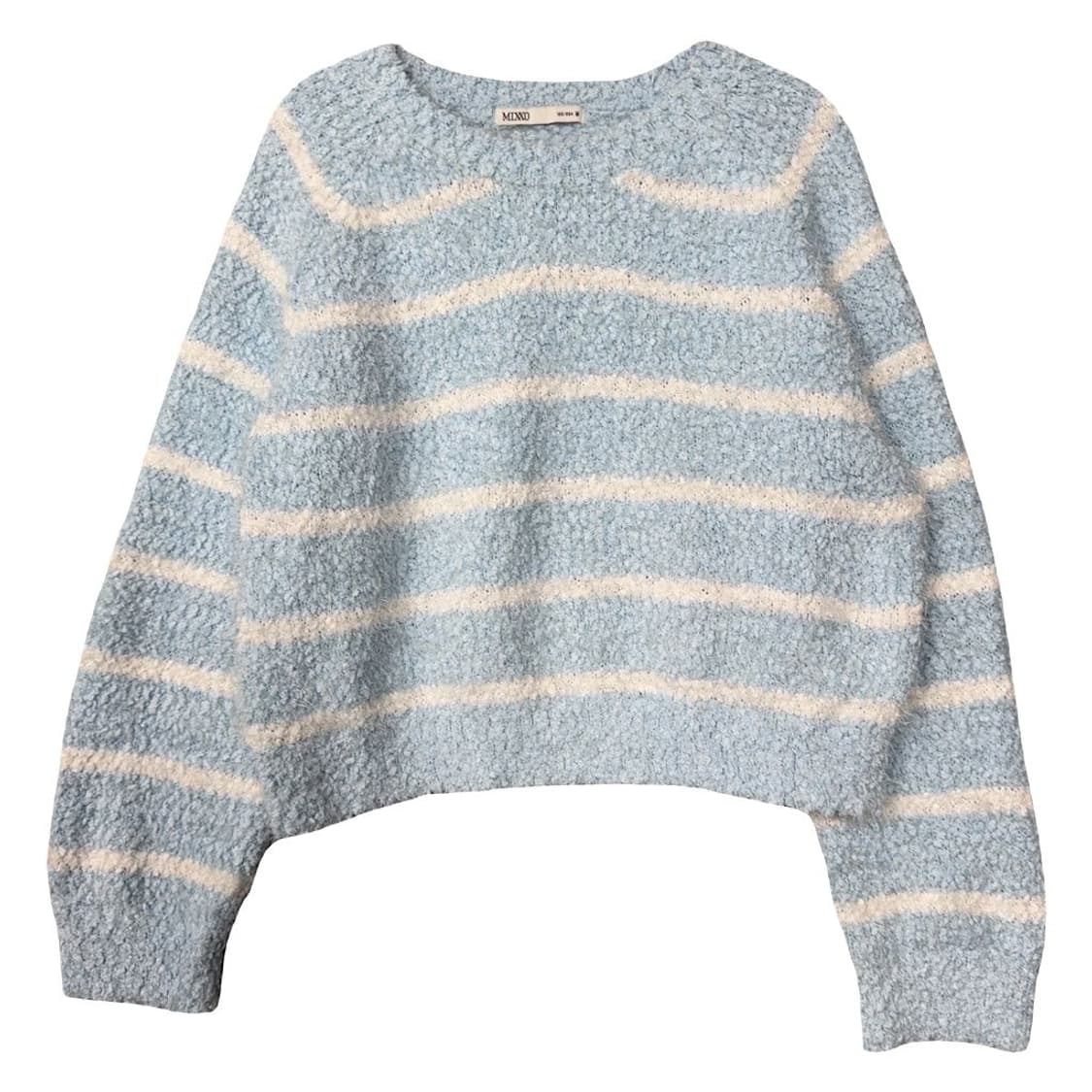 미쏘 스트라이프 라이트 블루 니트 M 상품이미지1