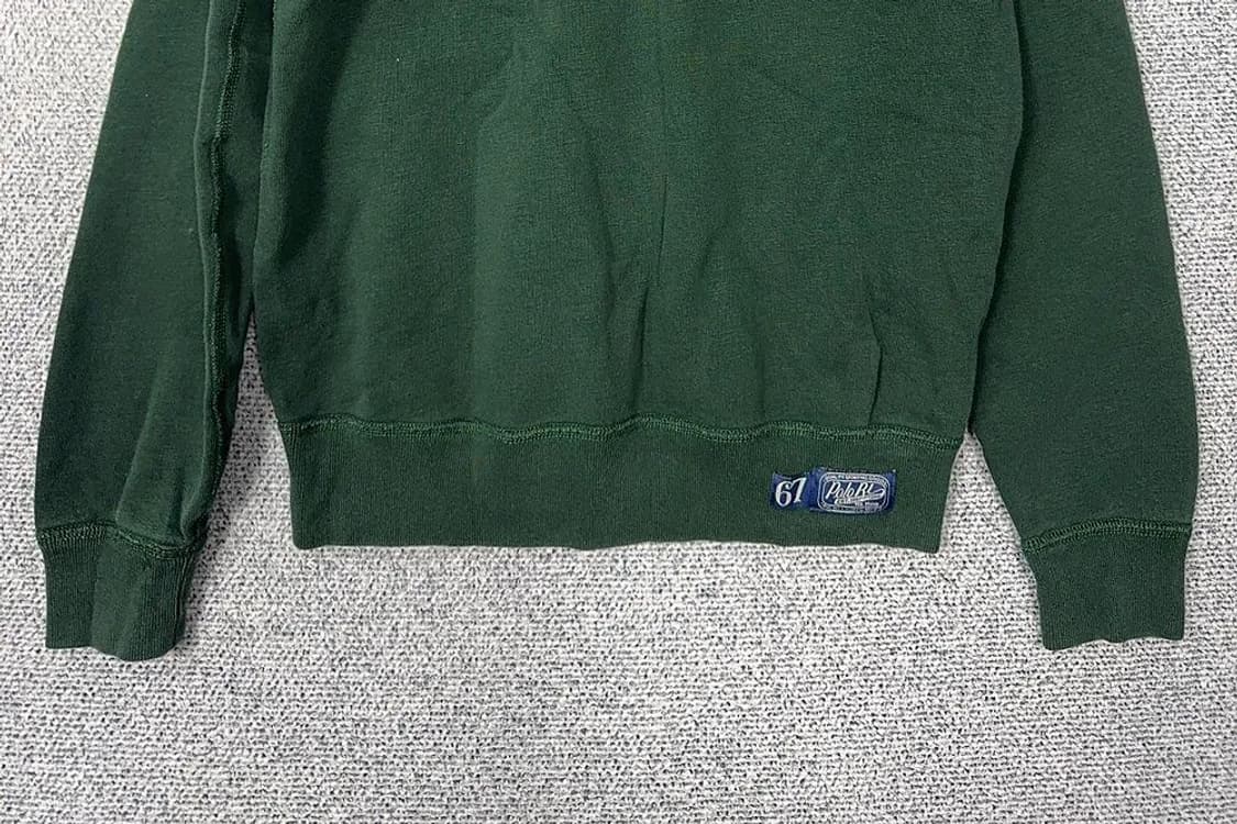 폴로 신형 큐알 스펠 로고 그린 맨투맨 XS 상품이미지4