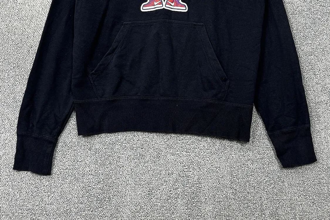 나이키 빈티지 프린팅 네이비 후드티 XXL 상품이미지4