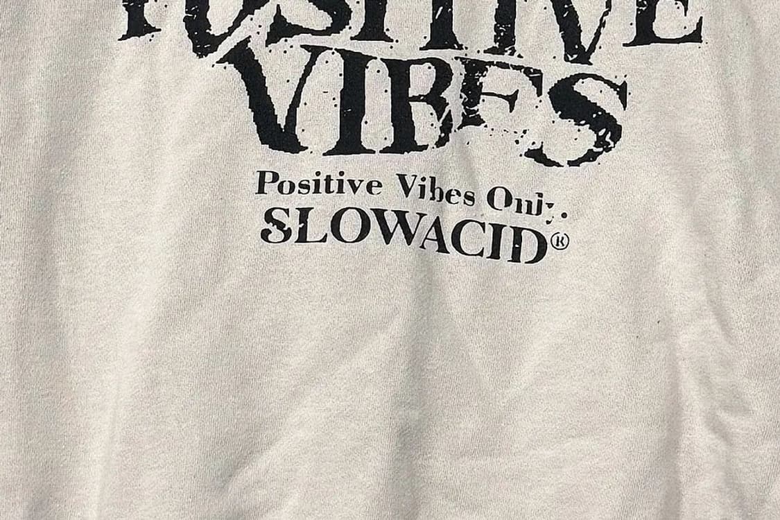 SLOWACID 빈티지 프린팅 크림 맨투맨 M 상품이미지8