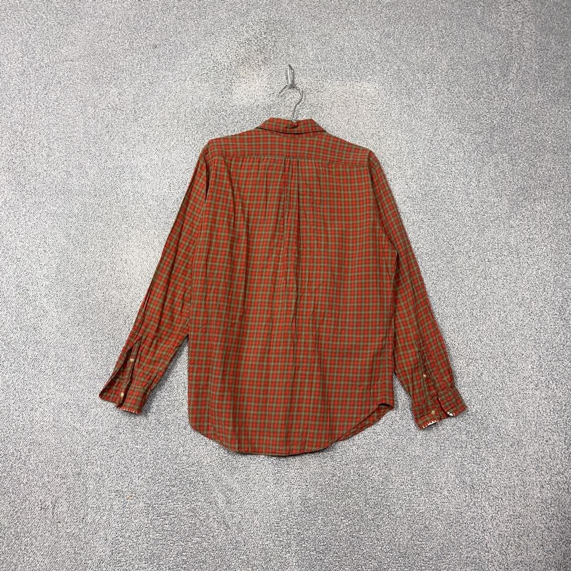 폴로 클래식 핏 브라운 카멜 체크 셔츠 M 상품이미지2