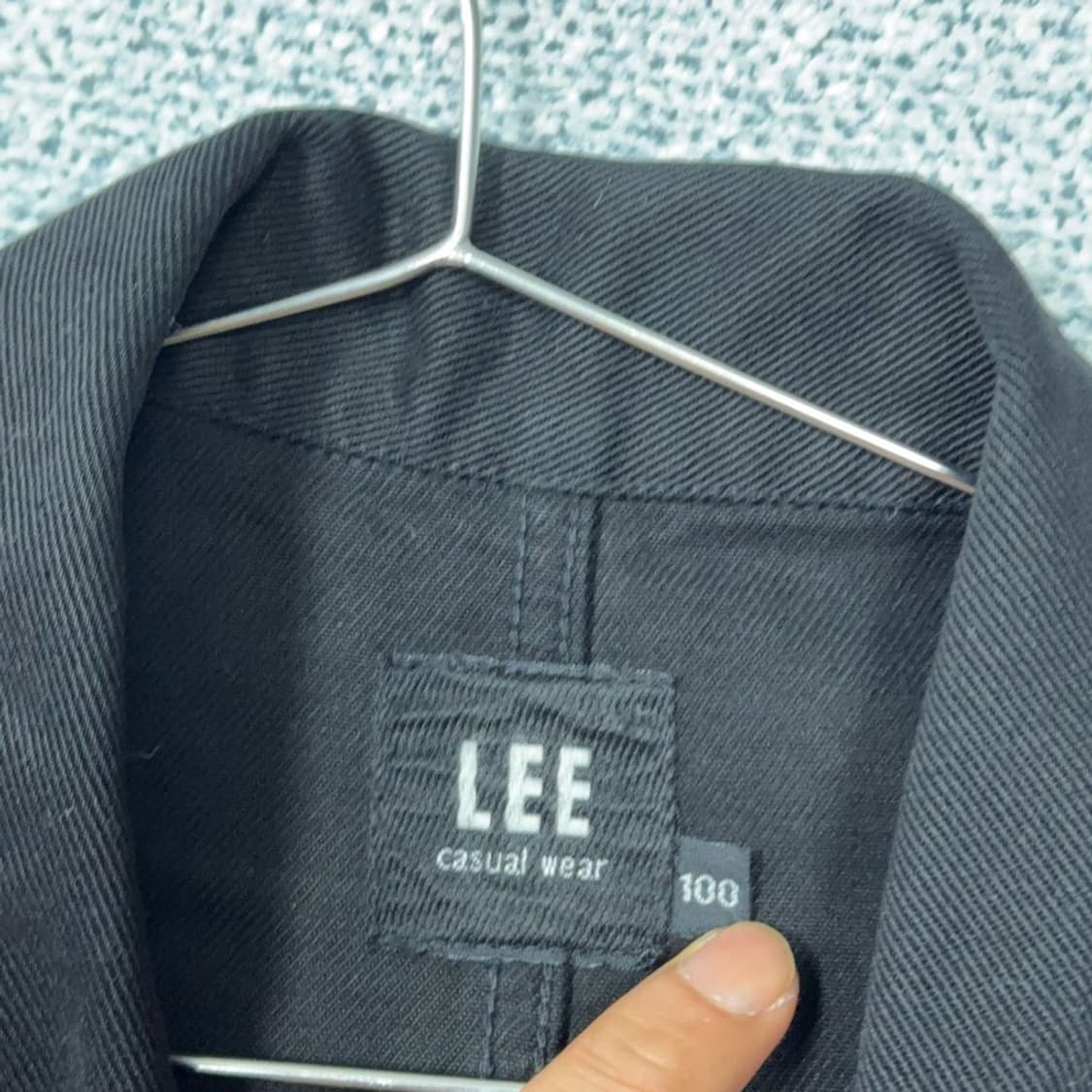 리 빈티지 블랙 포켓 코트 자켓 100 상품이미지7