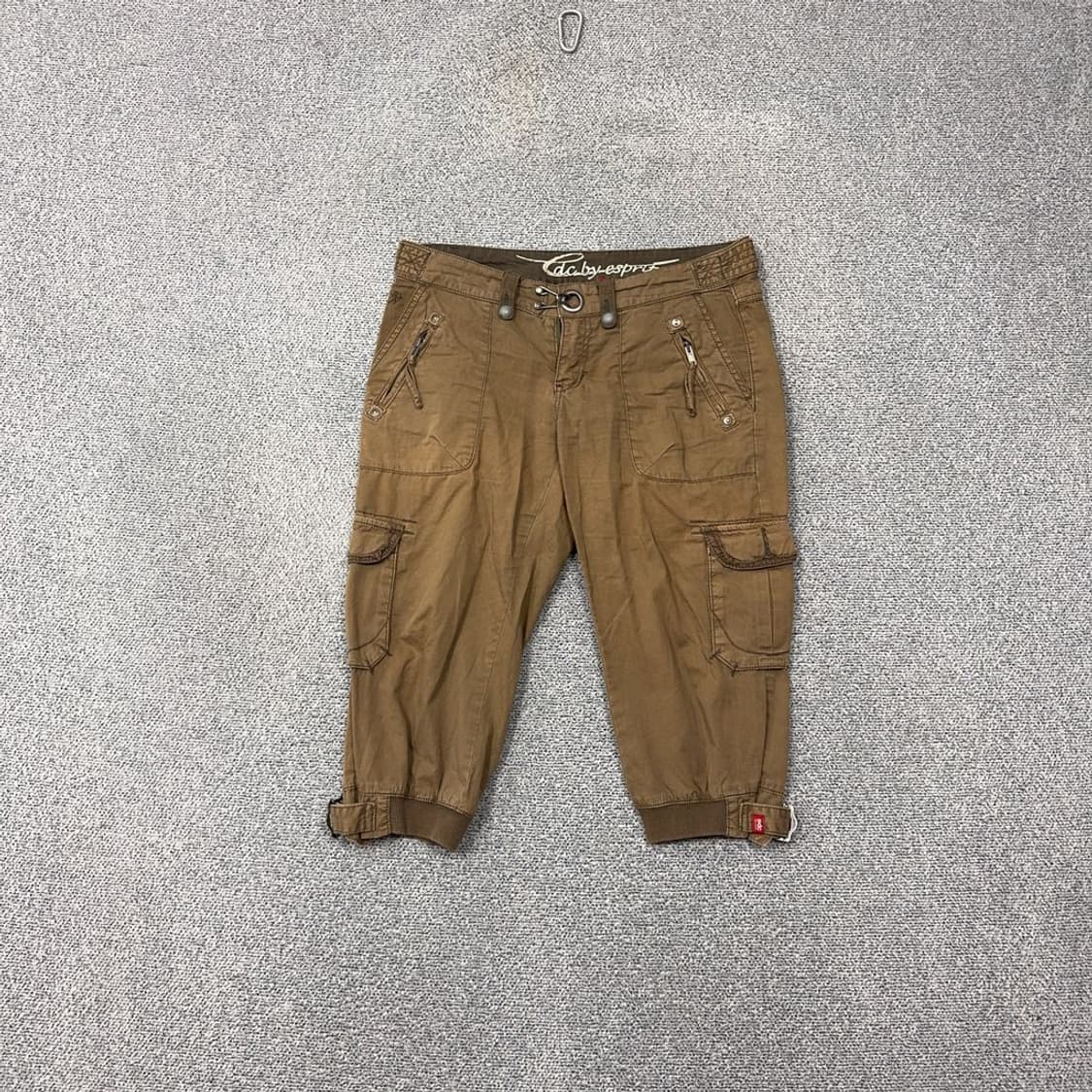 빈티지 브라운 카고 5부 조거 반바지 36 상품이미지1