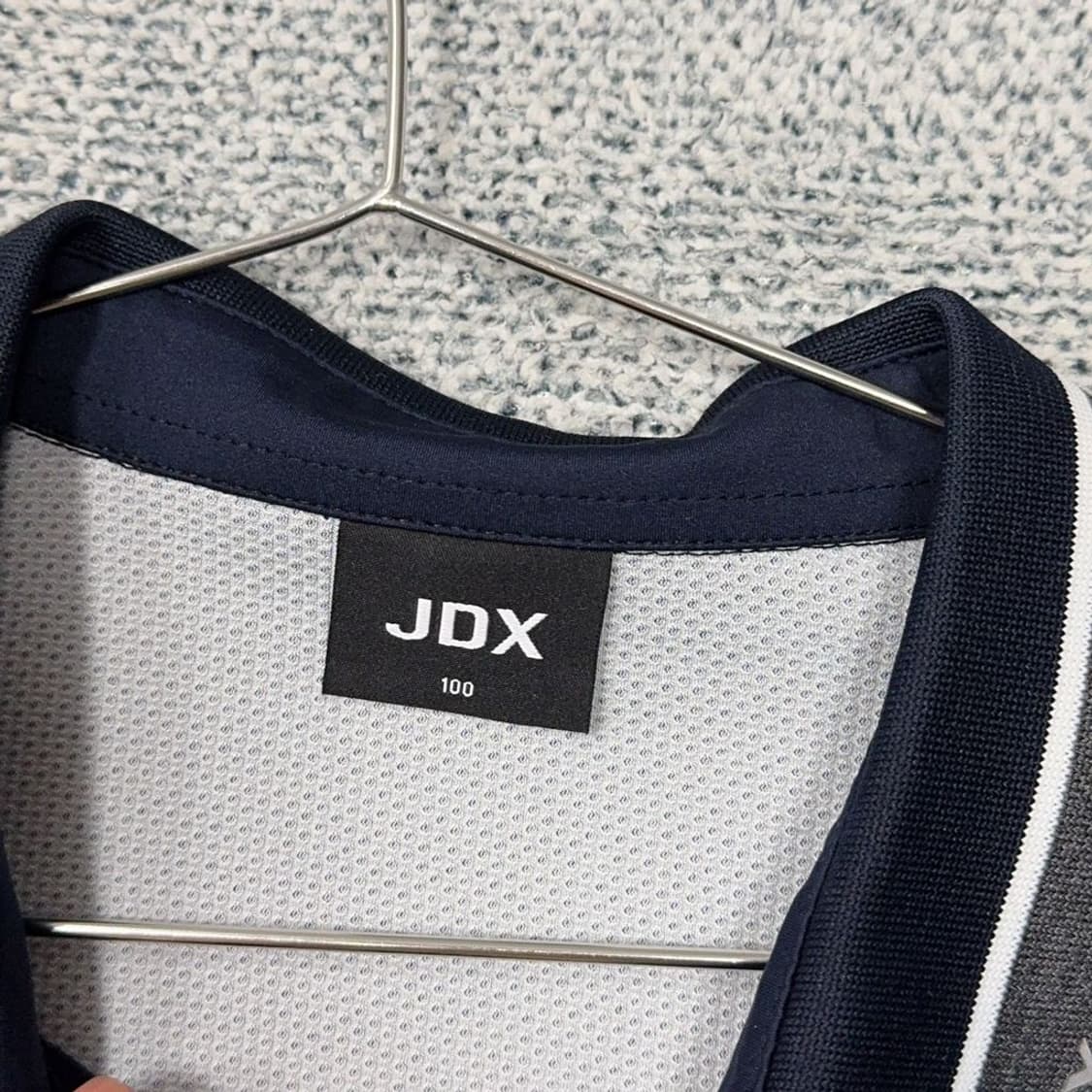 JDX 네이비 기능성 반팔 카라티 100 상품이미지3
