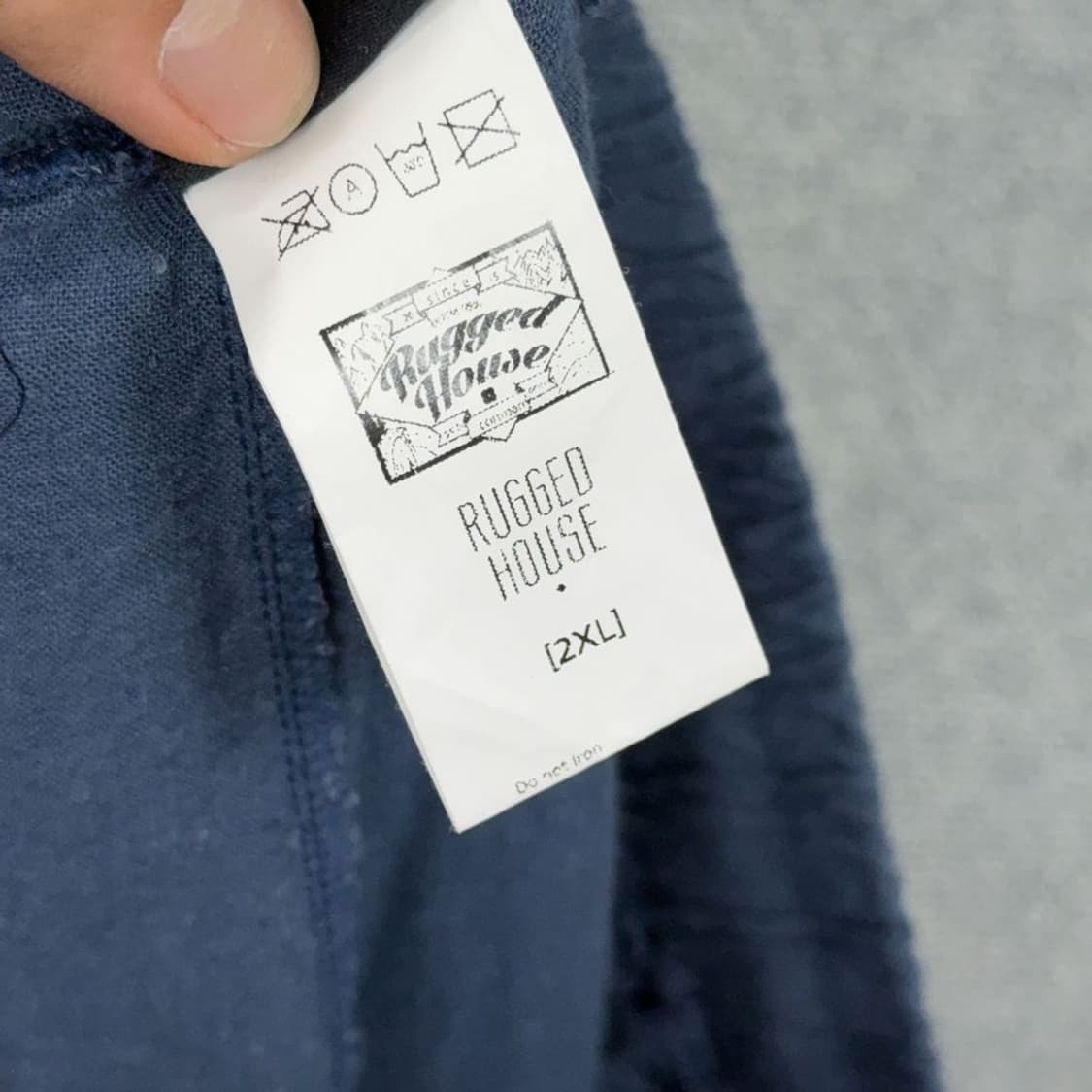 러기드 하우스 네이비 밴딩 팬츠 2XL 상품이미지4