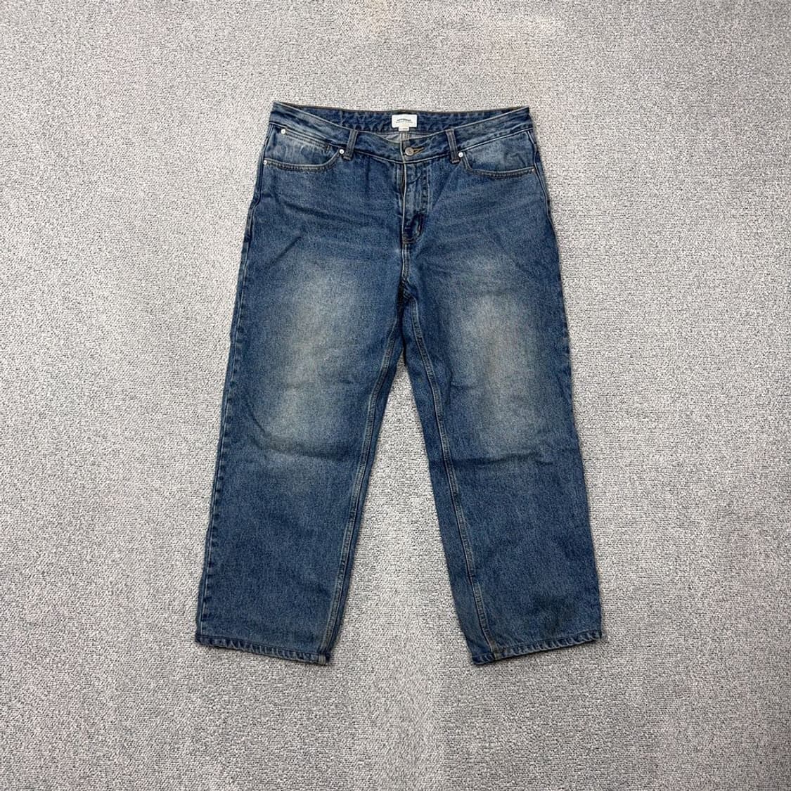 커버낫 워싱 빅와이드 데님 팬츠 X-LARGE 상품이미지1