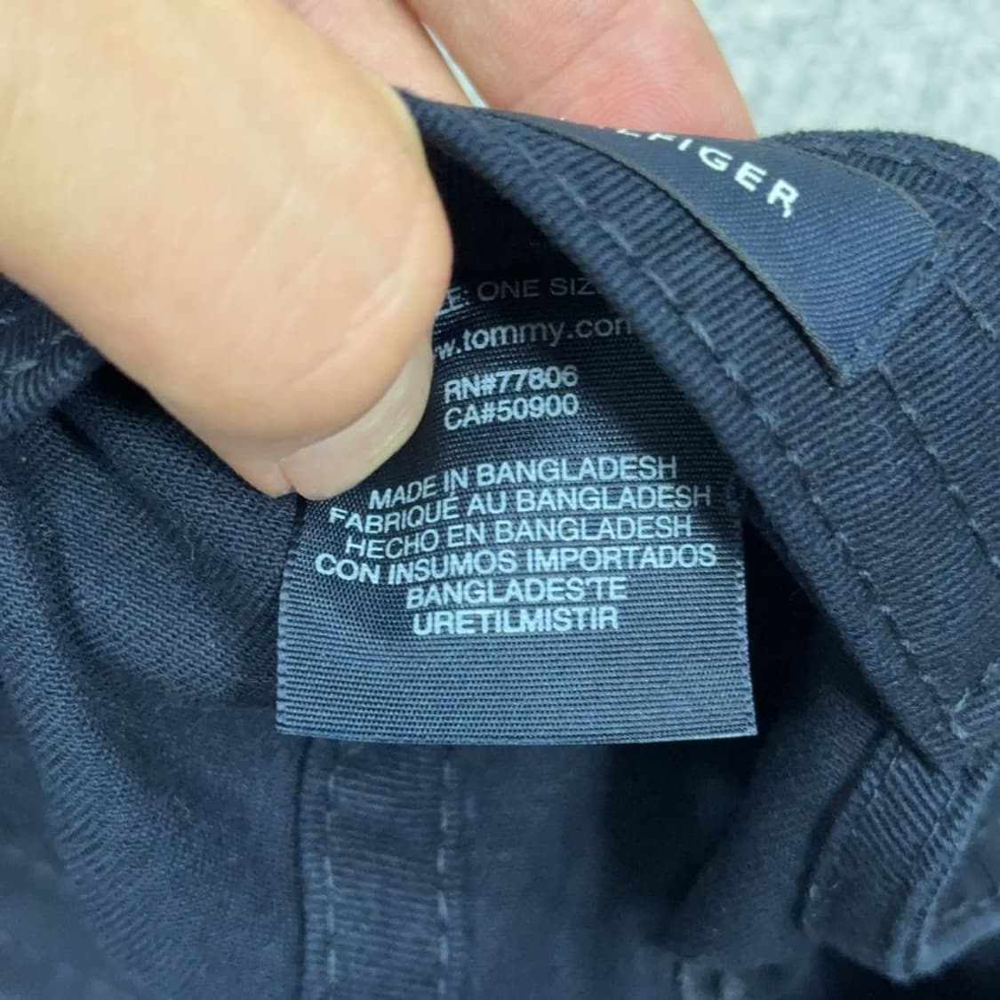 타미힐피거 네이비 자수 로고 볼캡 ONE SIZE 상품이미지7