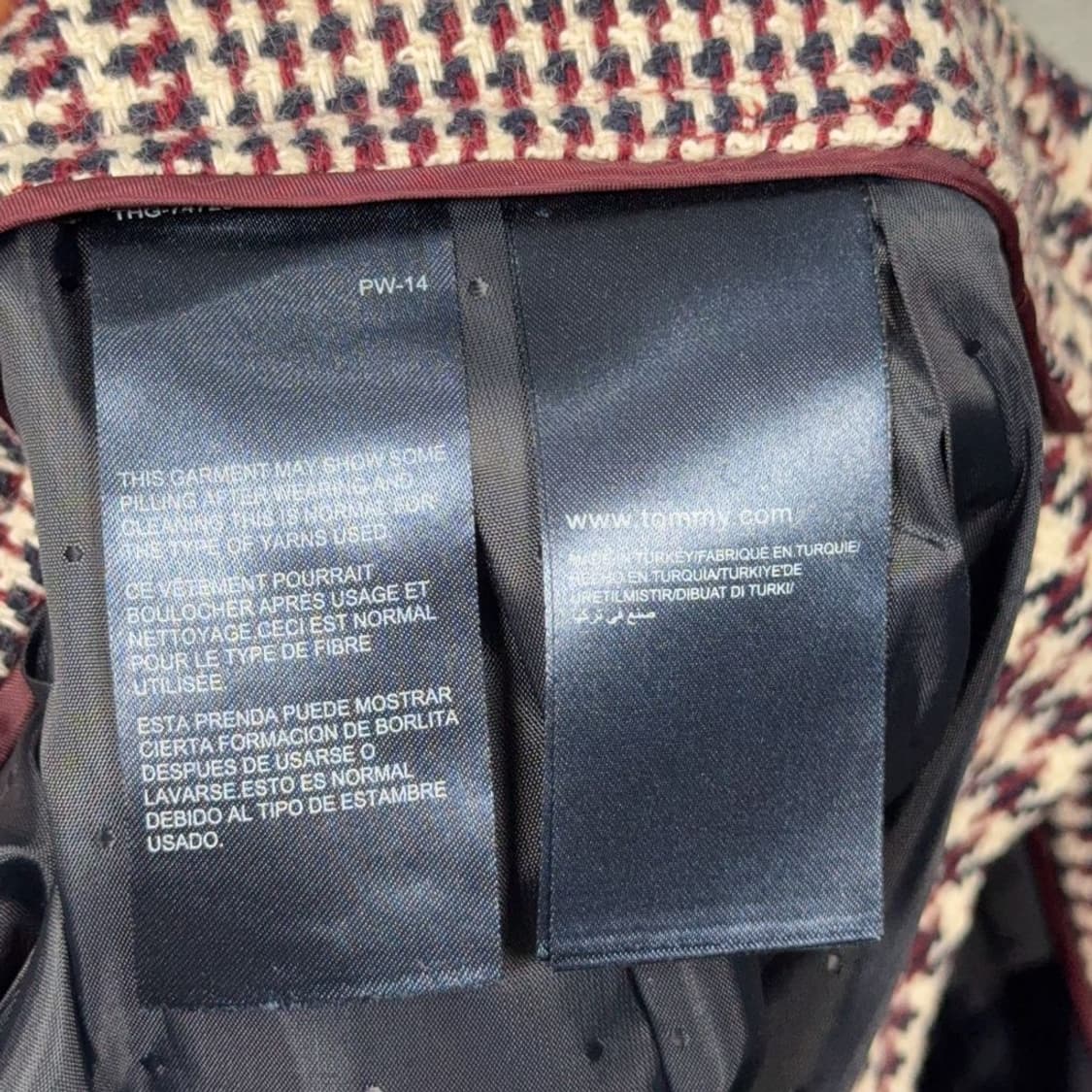 타미힐피거 체크 브라운 반바지 2 상품이미지5