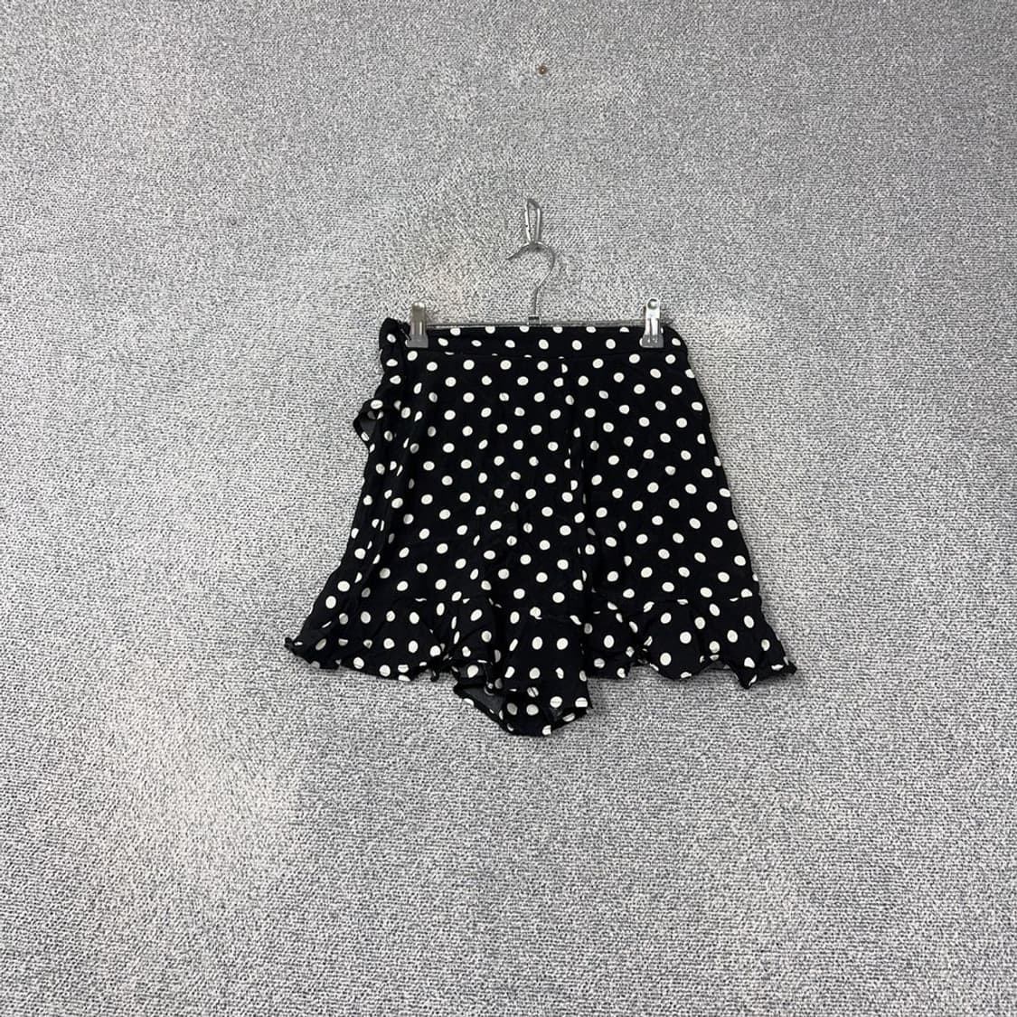 자라 도트 블랙 미니스커트 XS 상품이미지2