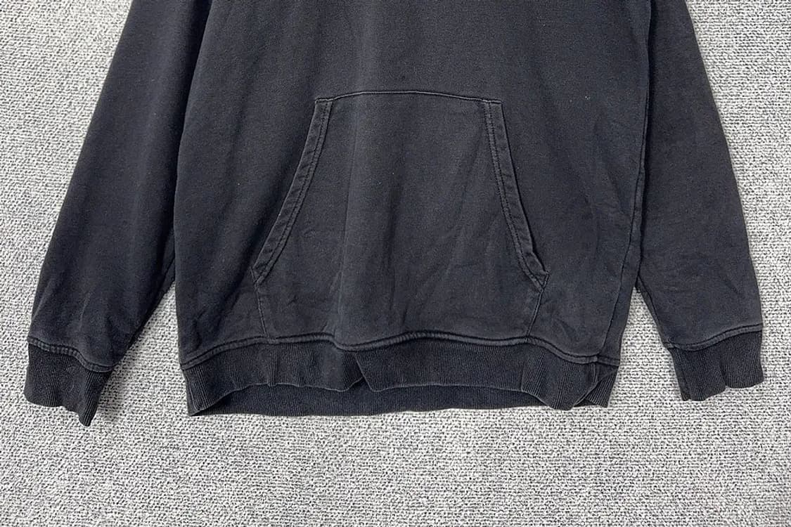 아디다스 불꽃 자수 로고 블랙 후드티 2XL 상품이미지4