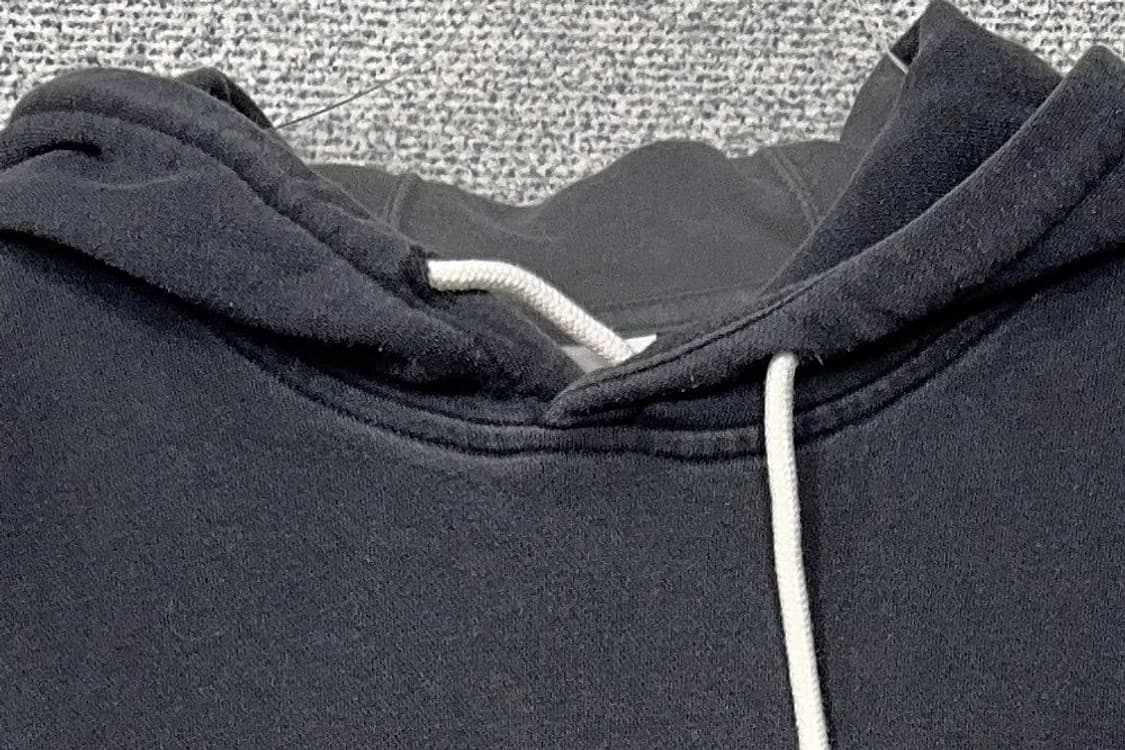 아디다스 불꽃 자수 로고 블랙 후드티 2XL 상품이미지5