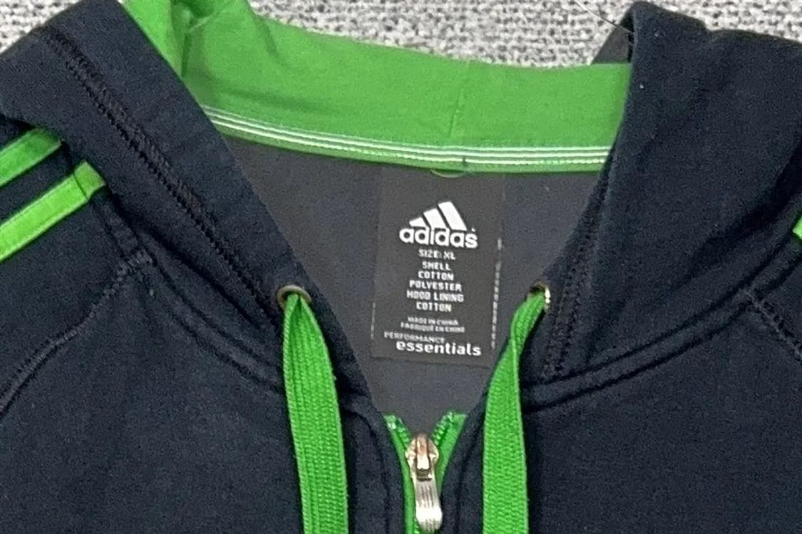 아디다스 남초 로고 오리지날 로고 오버핏 후드집업 XL 상품이미지5