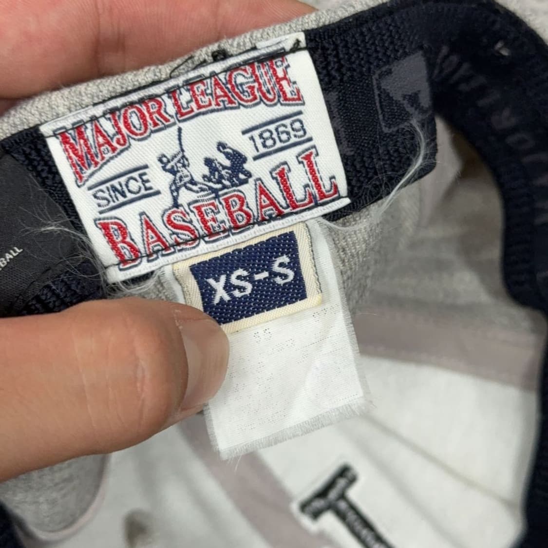 MLB LA다저스 로고 라이트 그레이 캡 XS-S 상품이미지6